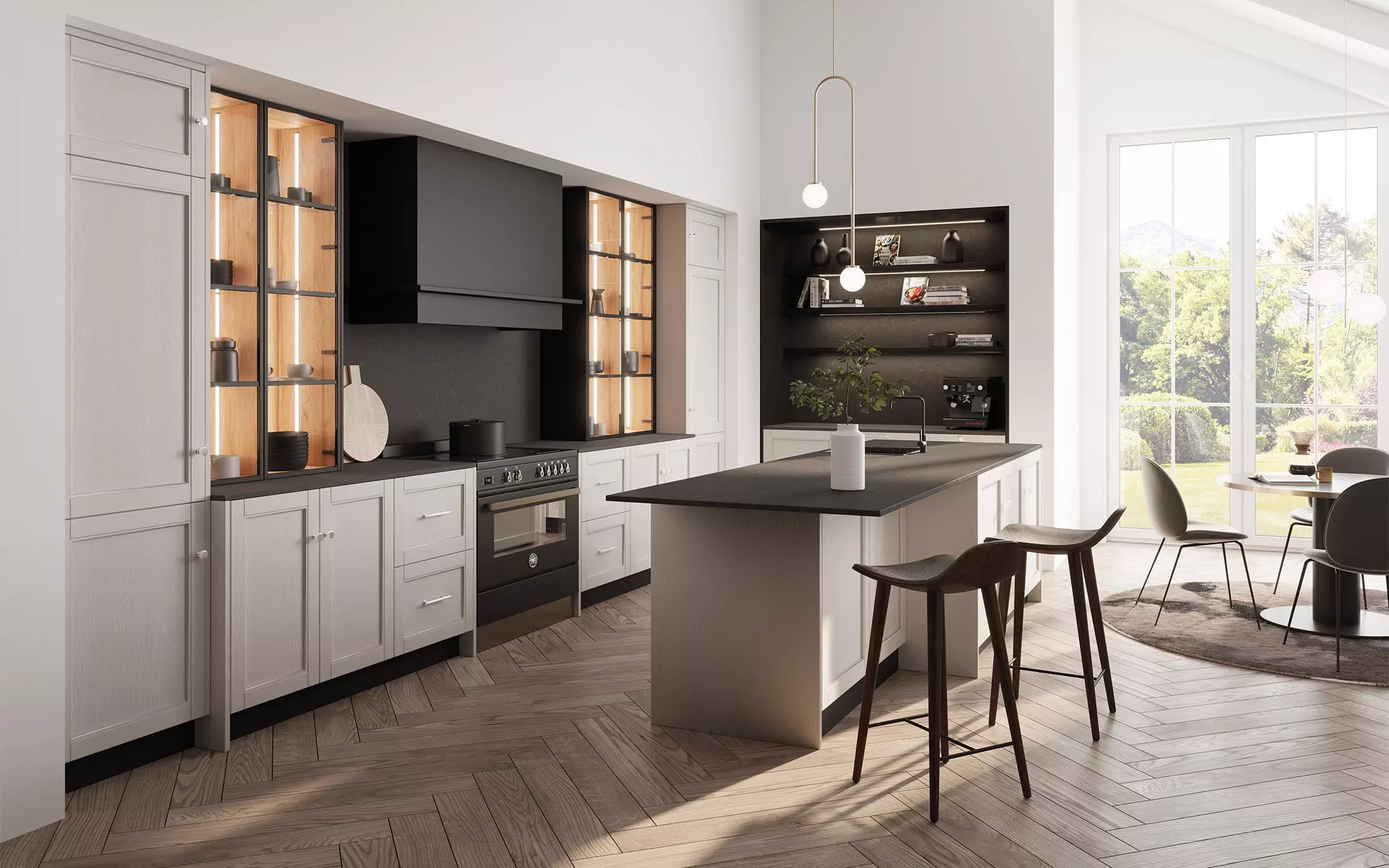 Cuisine style campagne sur mesure